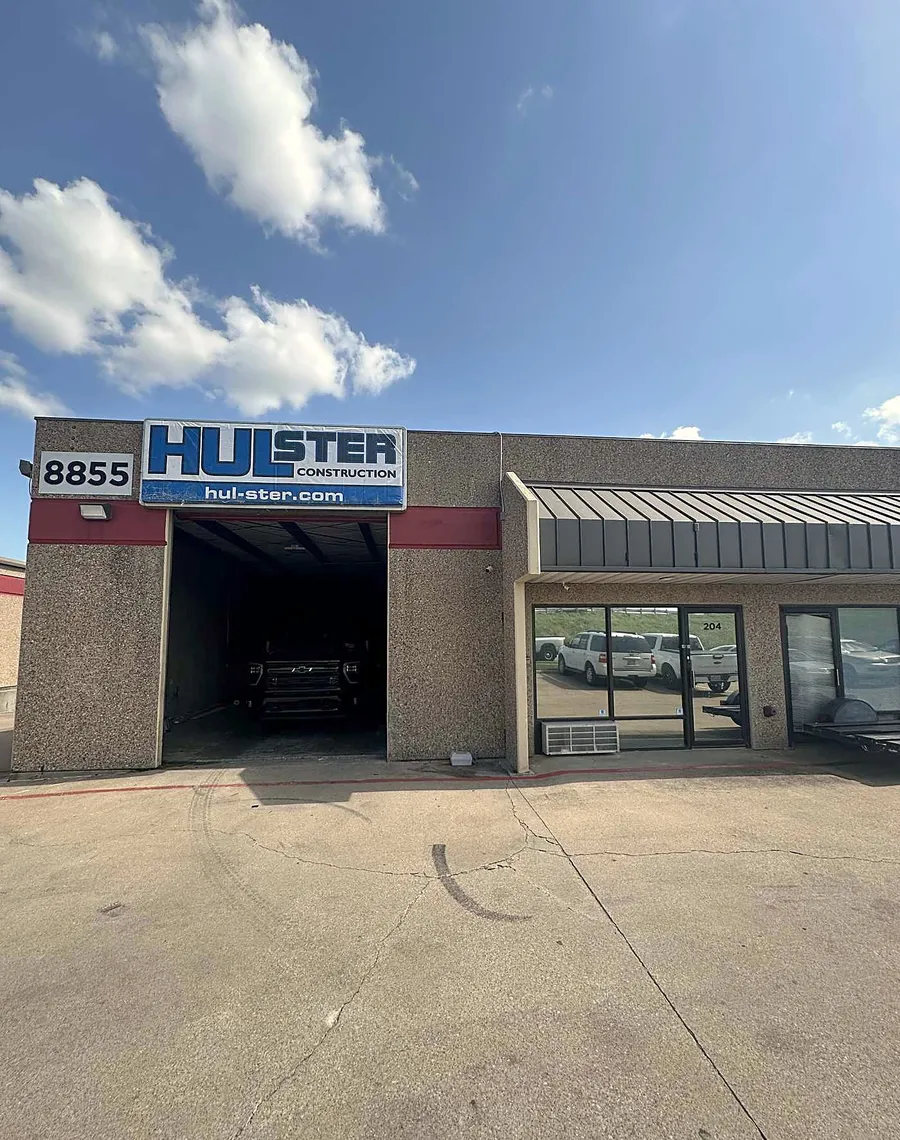 The Hul-Ster office storefront on West Freeway in Fort Worth